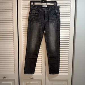 Moussy Black Straight Leg Jeans